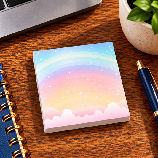 Dreamy Rainbow Skies Sticky Note