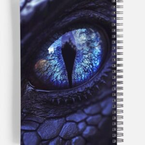 Azanthys’ Gaze: Purple Flame Notebook