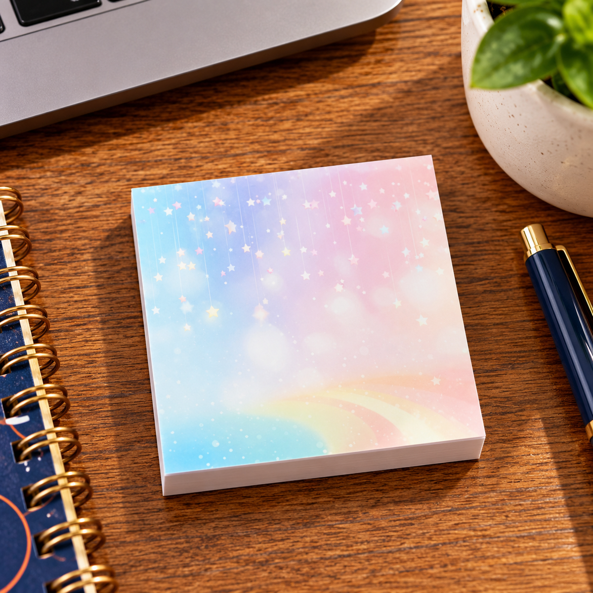 Dreamy Rainbow Skies Sticky Note