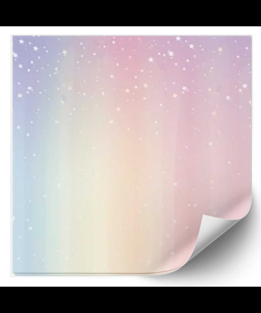 Dreamy Rainbow Skies Sticky Note
