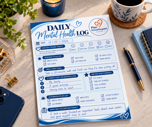 Daily Mental Health Log