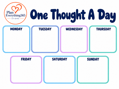 One Thought A Day Planner