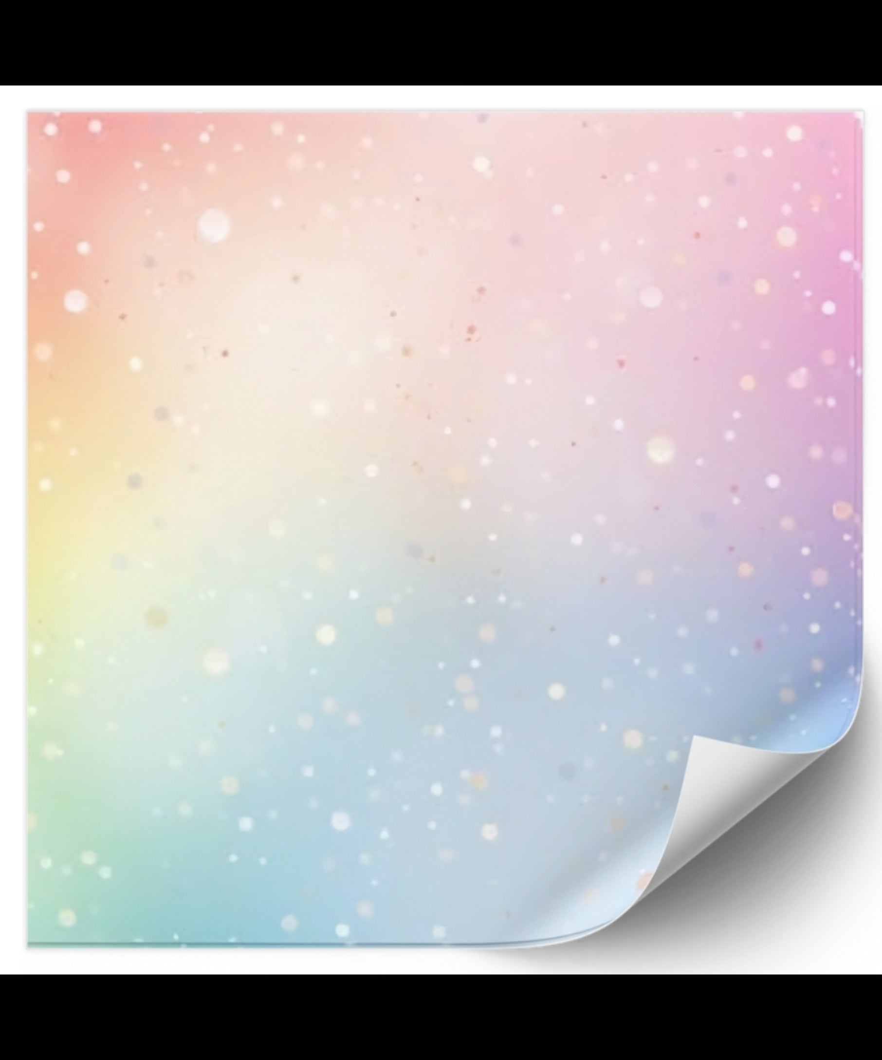 Dreamy Rainbow Skies Sticky Note