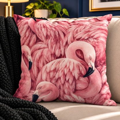 Flamingo Calm Plan & Rest Office Pillow