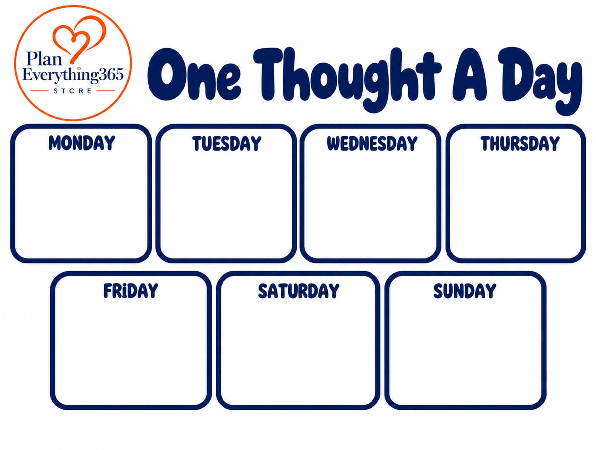 One Thought A Day Planner
