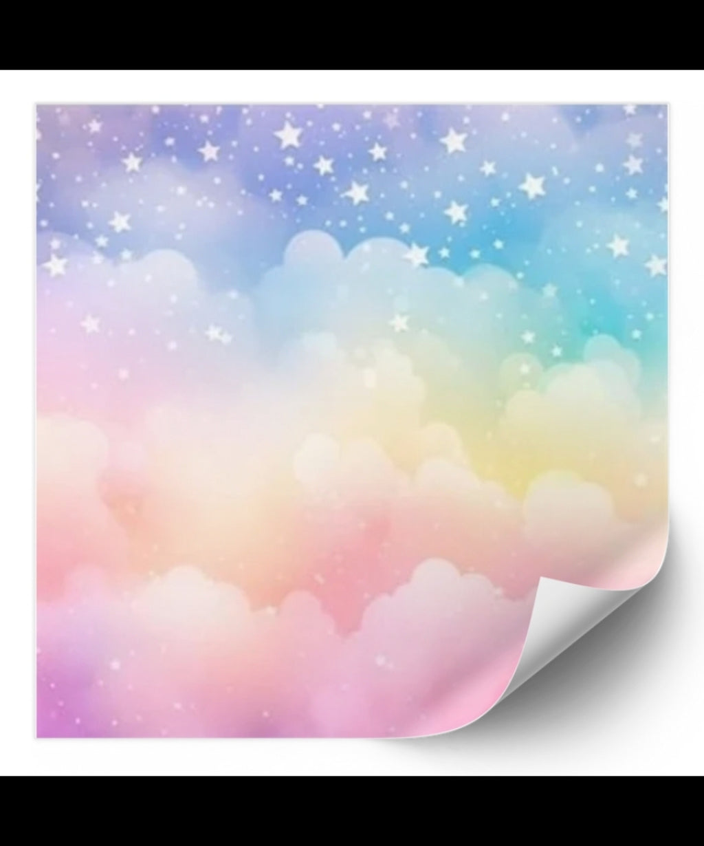 Dreamy Rainbow Skies Sticky Note