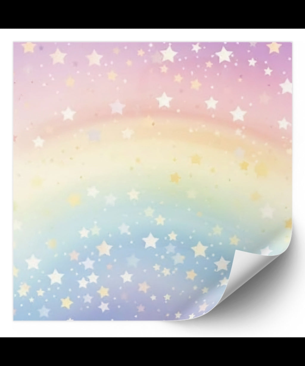 Dreamy Rainbow Skies Sticky Note