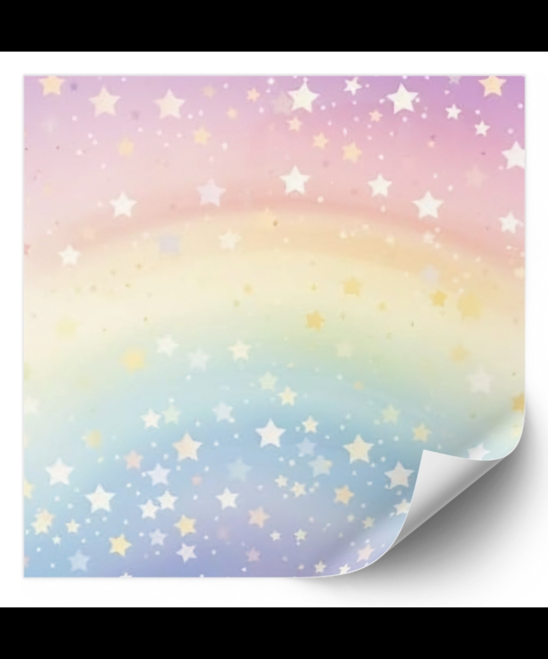 Dreamy Rainbow Skies Sticky Note