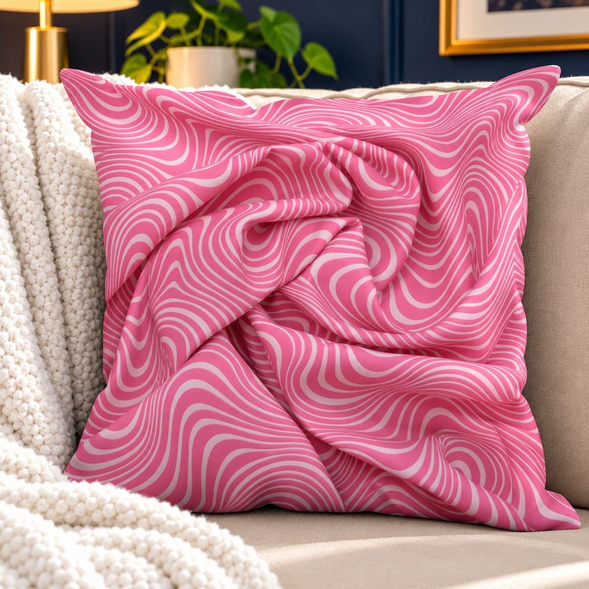 Velvet Muse Plan & Rest Office Pillow
