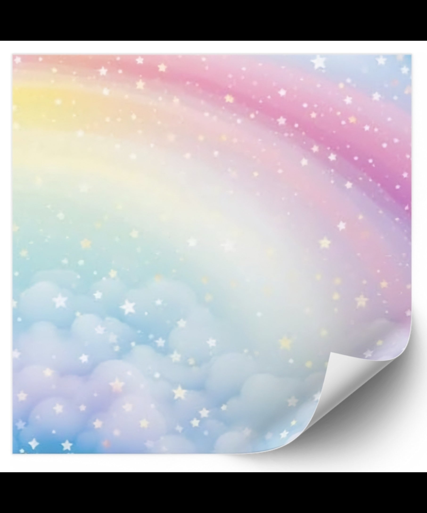 Dreamy Rainbow Skies Sticky Note
