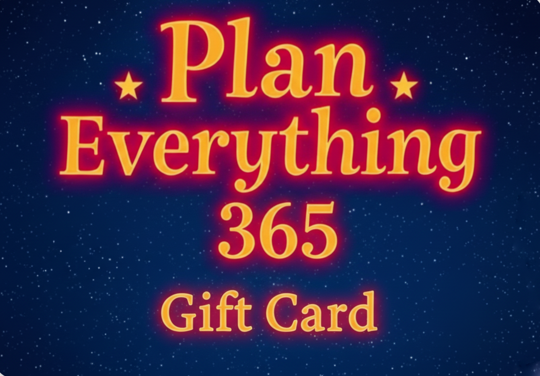 Plan Everything 365 Gift Card