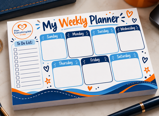 My Weekly Planner Productivity Notepad